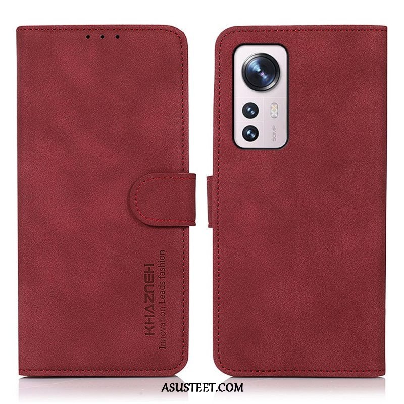 Nahkakotelo Xiaomi 12 Pro Khazneh Fashion Leather Effect