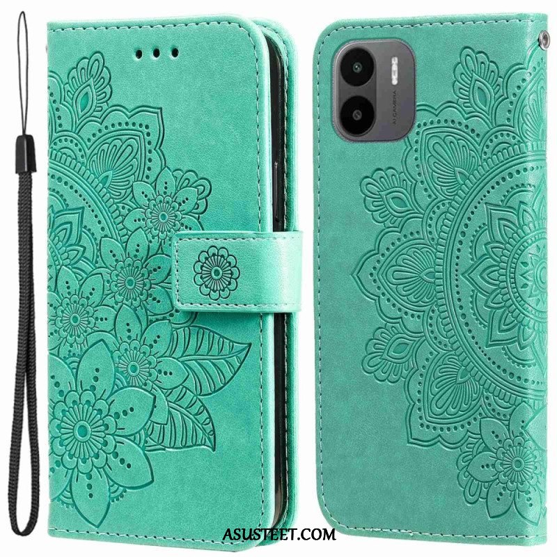 Nahkakotelo Xiaomi Redmi A1 Kukka Mandala