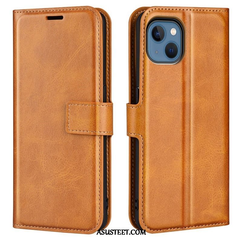 Nahkakotelo iPhone 14 Plus Ohut Extreme Leather -efekti