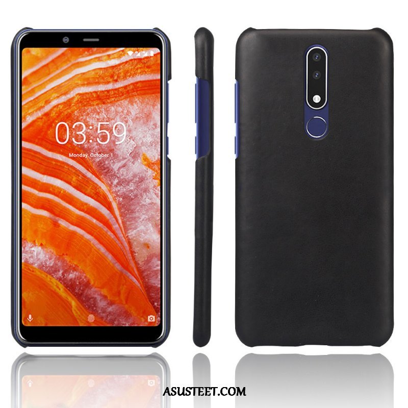 Nokia 3.1 Plus Kuori Kuoret Puhelimen Kotelo Nahka Suojaus