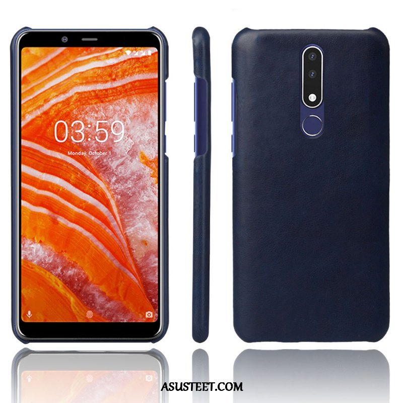 Nokia 3.1 Plus Kuori Kuoret Puhelimen Kotelo Nahka Suojaus