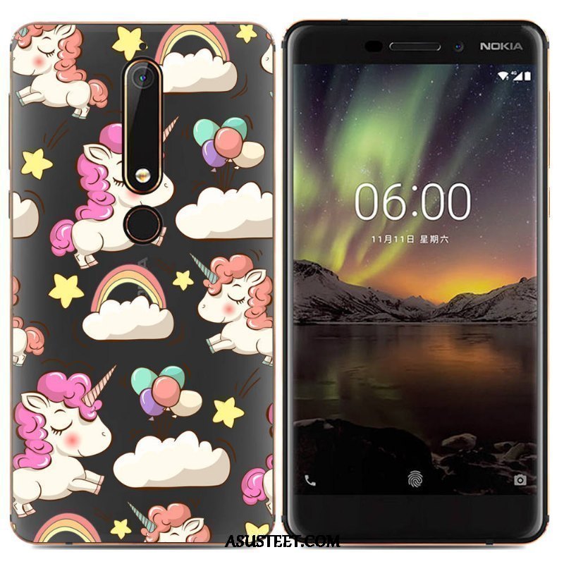 Nokia 6.1 Kuori Kuoret Trendi Puhelimen Luova Sarjakuva