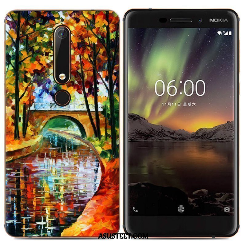 Nokia 6.1 Kuori Kuoret Trendi Puhelimen Luova Sarjakuva