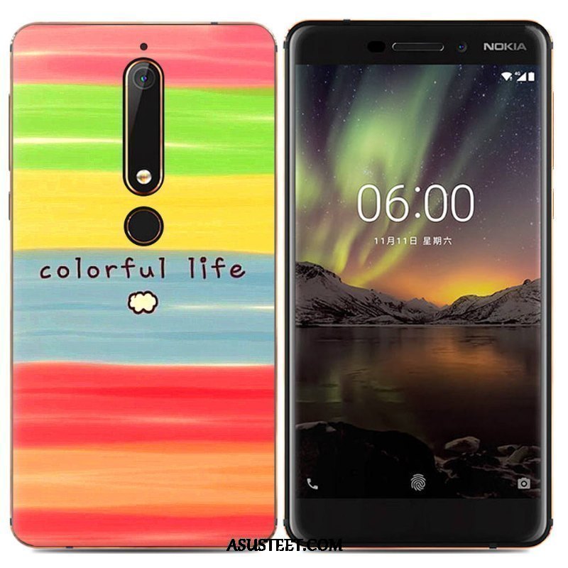 Nokia 6.1 Kuori Kuoret Trendi Puhelimen Luova Sarjakuva