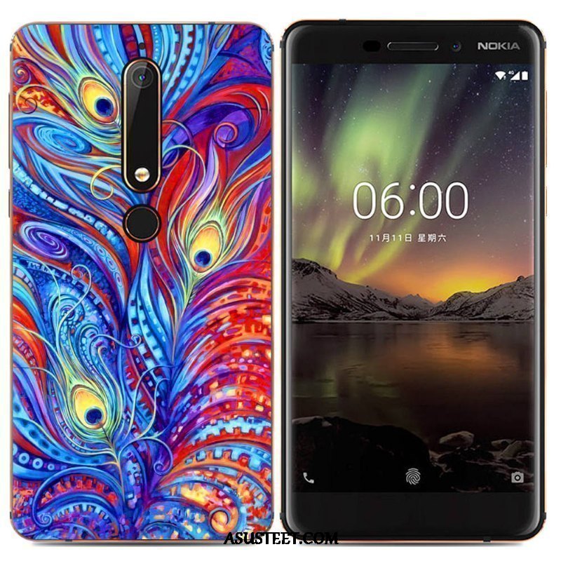 Nokia 6.1 Kuori Kuoret Trendi Puhelimen Luova Sarjakuva