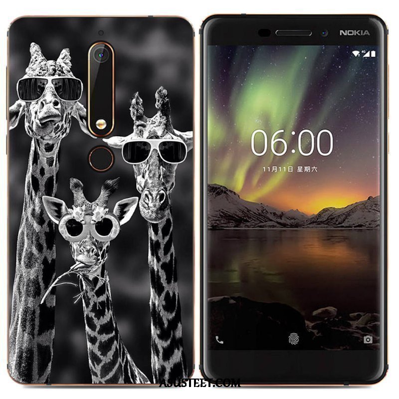 Nokia 6.1 Kuori Kuoret Trendi Puhelimen Luova Sarjakuva