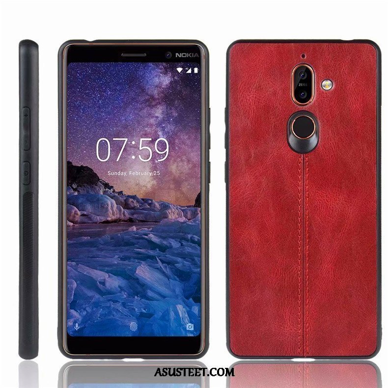 Nokia 7 Plus Kuoret Kotelo Suojaus Puhelimen Kuori Sininen