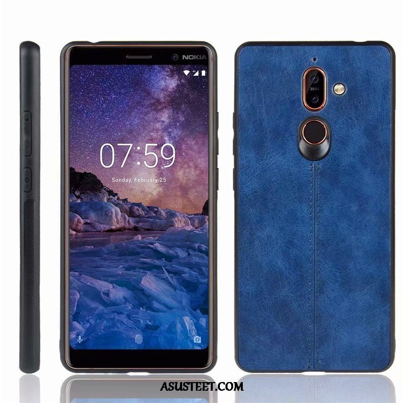 Nokia 7 Plus Kuoret Kotelo Suojaus Puhelimen Kuori Sininen