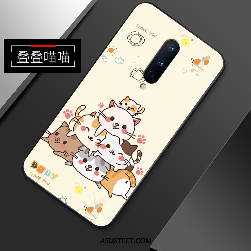 Oneplus 8 Kuori Kuoret Bear Kissa Ohut Silikoni All Inclusive