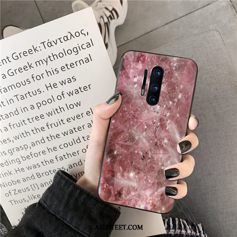 Oneplus 8 Pro Kuoret Timantti Net Red Mansikka Puhelimen Kuori