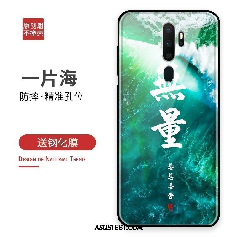 Oppo A9 2020 Kuoret Kotelo Lasi Puhelimen Suojaus Murtumaton