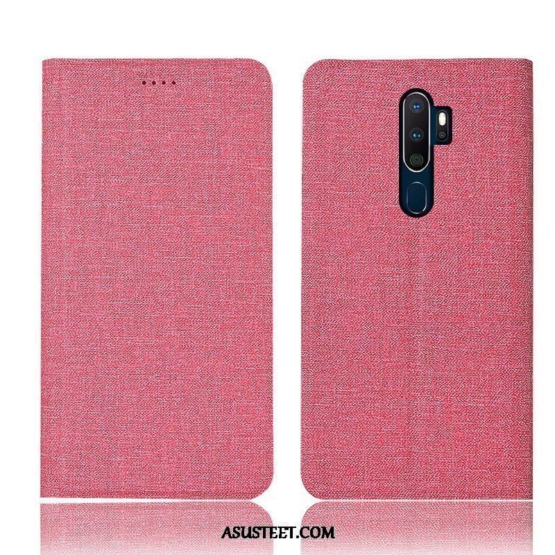 Oppo A9 2020 Kuori Kuoret Suojaus Kotelo Pellava All Inclusive Murtumaton