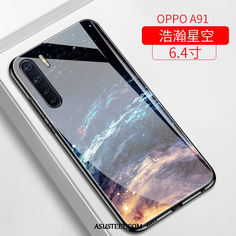 Oppo A91 Kuoret Luova Kuori Kotelo Tide-brändi Pehmeä Neste