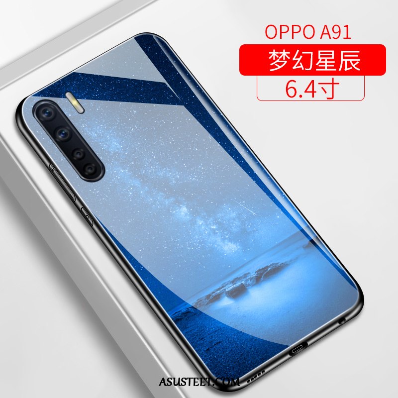 Oppo A91 Kuoret Luova Kuori Kotelo Tide-brändi Pehmeä Neste