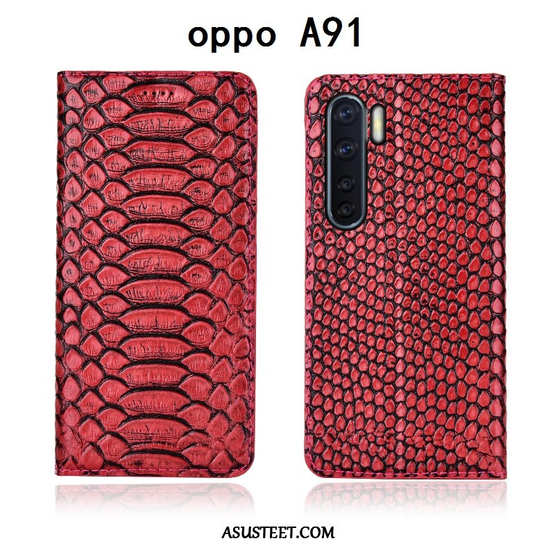 Oppo A91 Kuoret Murtumaton Puhelimen All Inclusive Kotelo Kukkakuvio