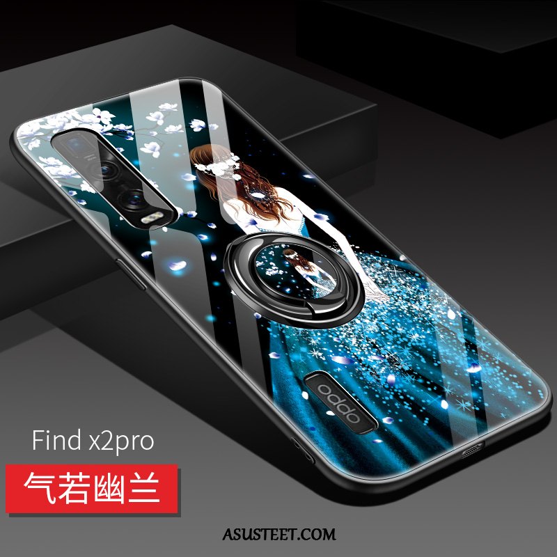 Oppo Find X2 Pro Kuoret Murtumaton Sininen Suojaus Kotelo Puhelimen