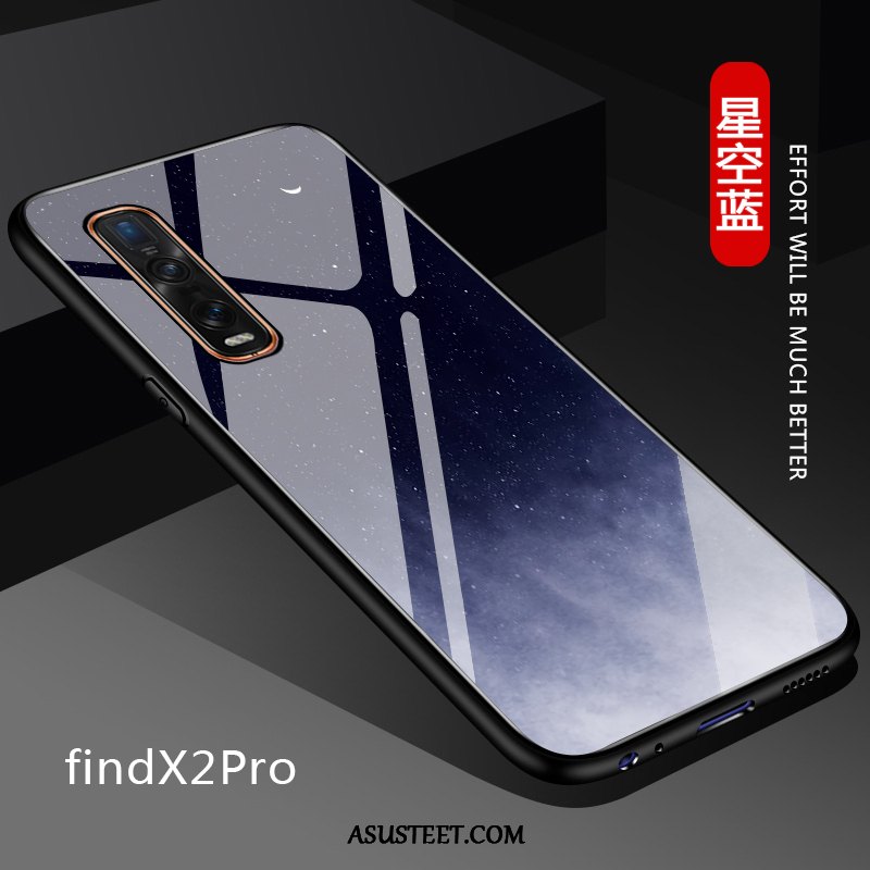 Oppo Find X2 Pro Kuoret Violetti Puhelimen Yksinkertainen Kuori Kiinteä Väri