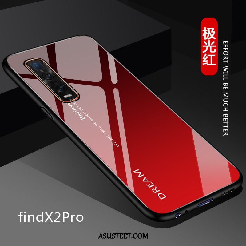 Oppo Find X2 Pro Kuoret Violetti Puhelimen Yksinkertainen Kuori Kiinteä Väri