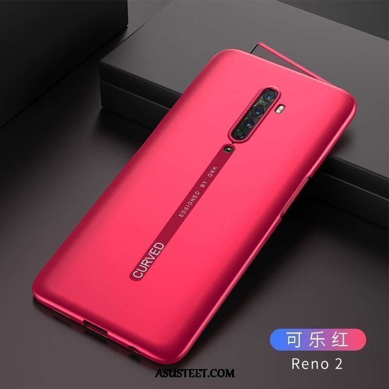 Oppo Reno 2 Kuoret Pesty Suede Kuori Murtumaton Karkaisu Näytönsuojus