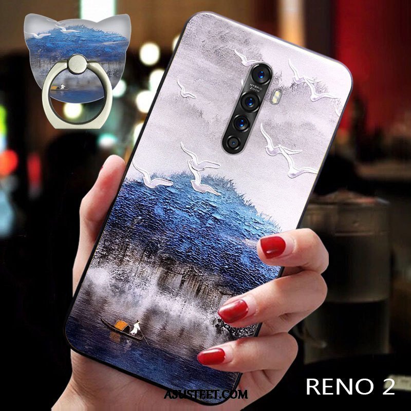 Oppo Reno 2 Kuoret Puhelimen Kiinalainen Tyyli Murtumaton Trendi Pehmeä Neste