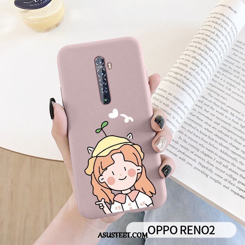 Oppo Reno 2 Kuoret Silikoni Rakastunut Suojaus Murtumaton Kuori