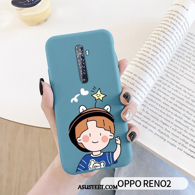 Oppo Reno 2 Kuoret Silikoni Rakastunut Suojaus Murtumaton Kuori