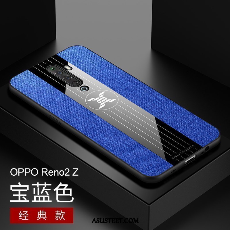 Oppo Reno 2 Z Kuoret Suuntaus Pesty Suede Kuori Rengas Näytönsuojus