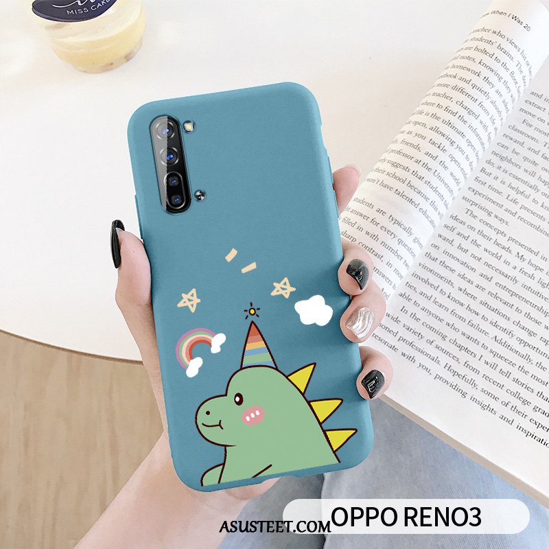 Oppo Reno 3 Kuoret Sarjakuva Luova Persoonallisuus Sateenkaari Pehmeä Neste