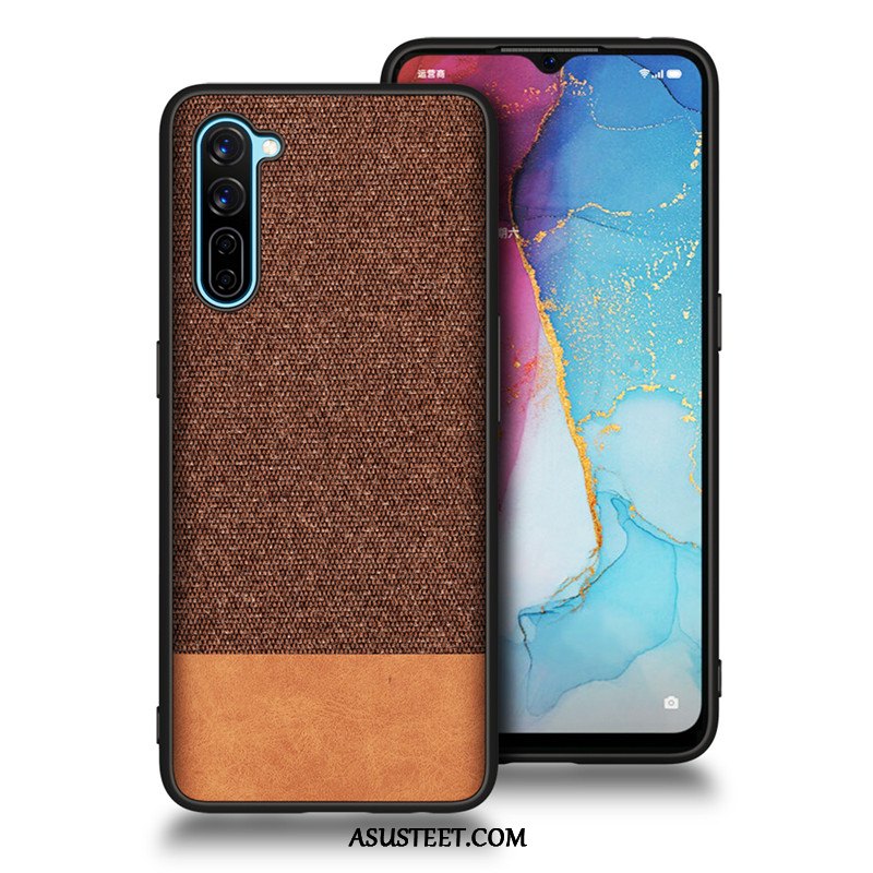 Oppo Reno 3 Kuori Kuoret Ohut Suojaus Silikoni Puhelimen Pesty Suede