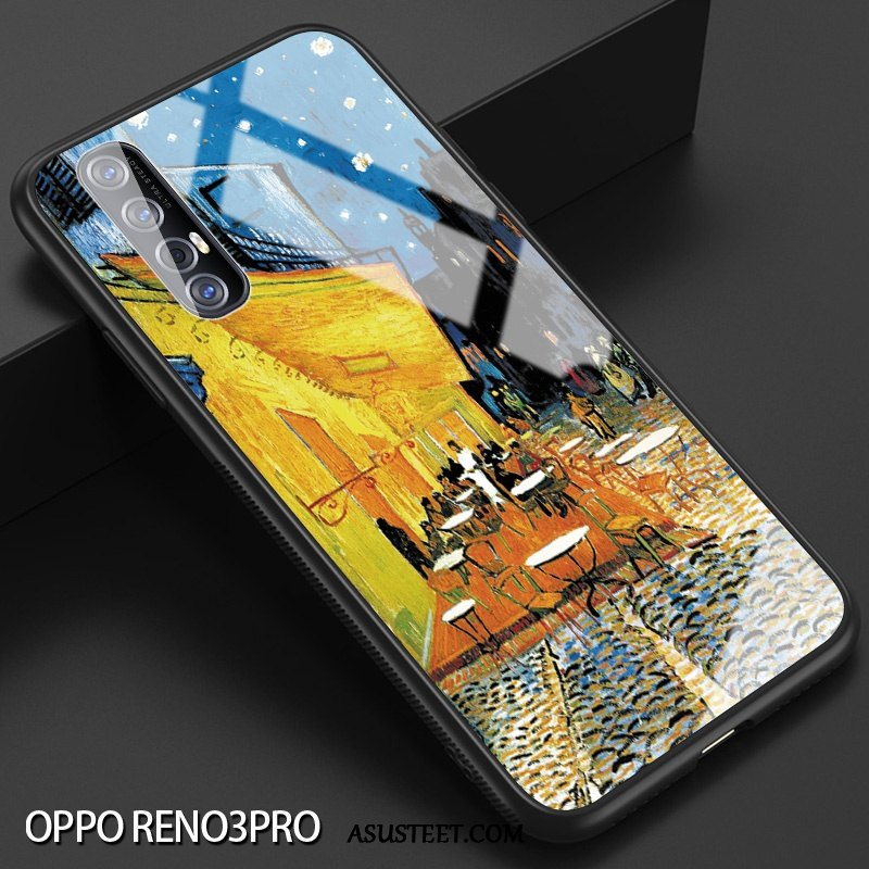 Oppo Reno 3 Pro Kuori Kuoret Luova Sininen Murtumaton Trendi Suojaus