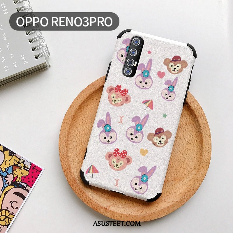 Oppo Reno 3 Pro Kuori Kuoret Pehmeä Neste Silikoni Mulberry Silkki Kani Puhelimen