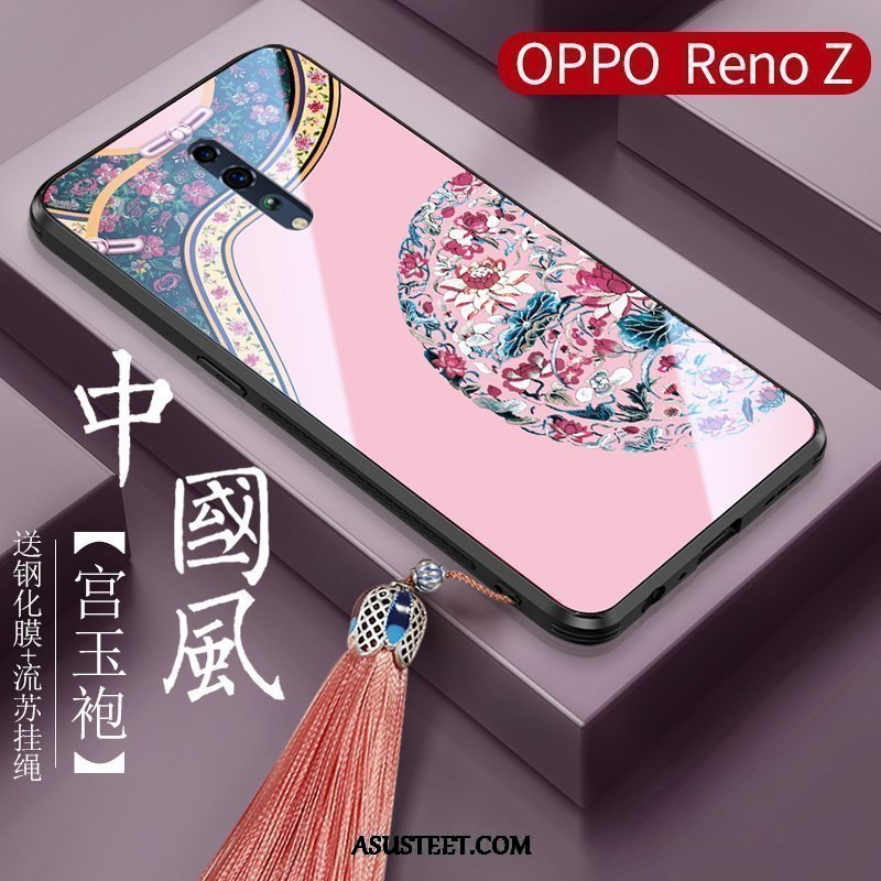 Oppo Reno Z Kuoret Kiinalainen Tyyli Murtumaton Näytönsuojus Fringed Kuori