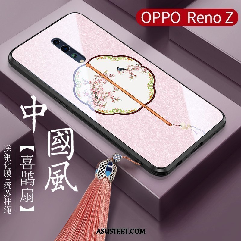 Oppo Reno Z Kuoret Kiinalainen Tyyli Murtumaton Näytönsuojus Fringed Kuori