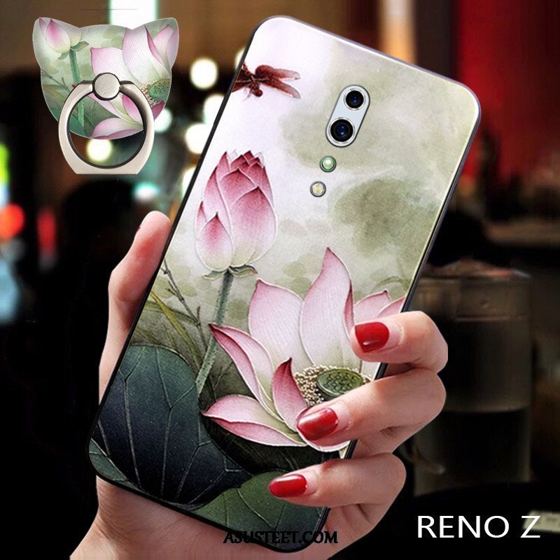 Oppo Reno Z Kuoret Murtumaton Kuori Pehmeä Neste Uusi Kukka