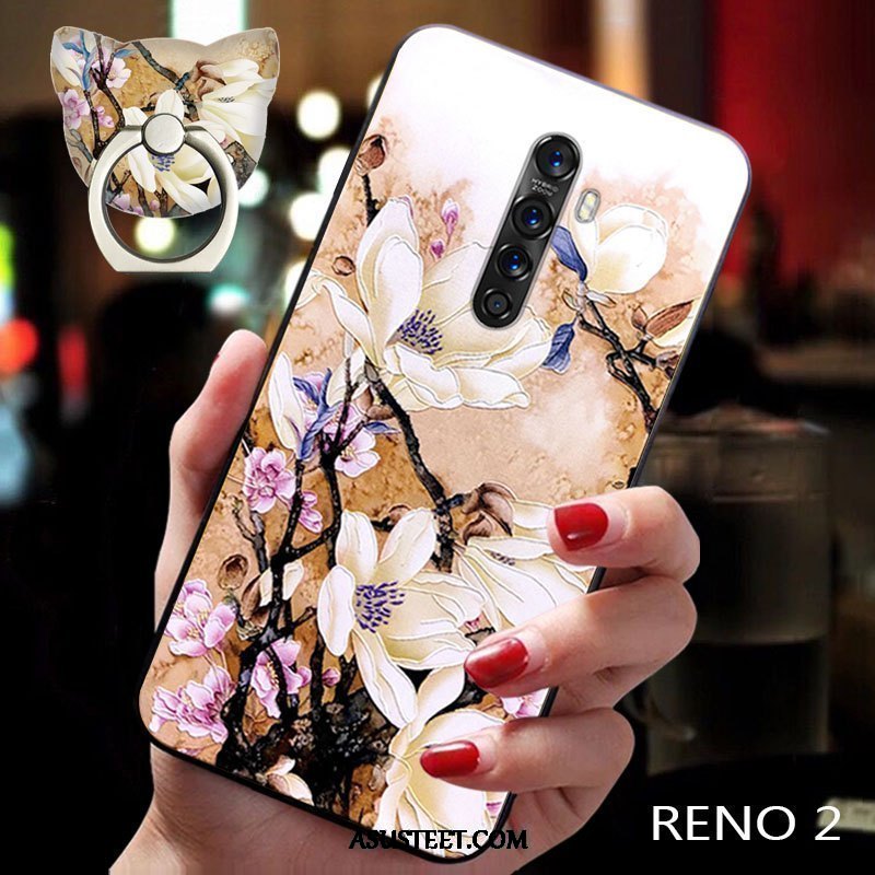 Oppo Reno Z Kuoret Murtumaton Kuori Pehmeä Neste Uusi Kukka