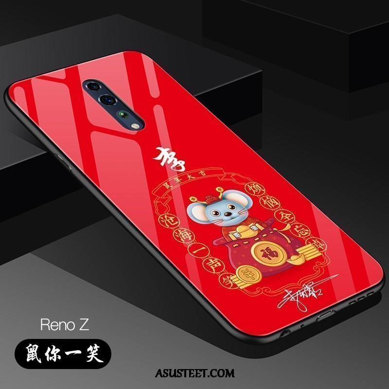 Oppo Reno Z Kuori Kuoret Puhelimen Rotta Lasi Murtumaton