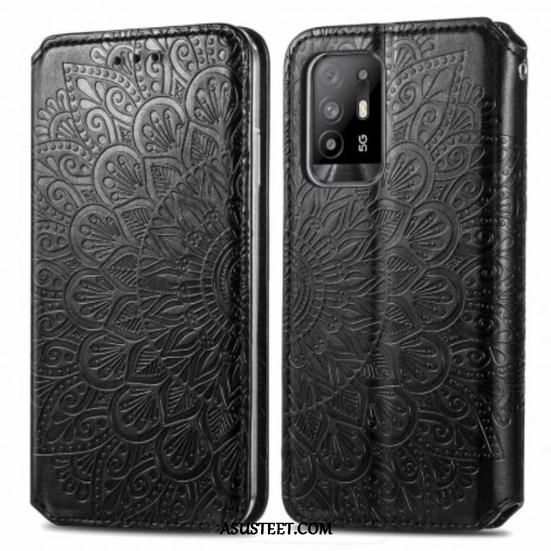 Puhelinkuoret Oppo A94 5G Kotelot Flip Mandala