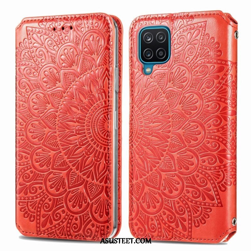 Puhelinkuoret Samsung Galaxy M12 / A12 Kotelot Flip Mandala