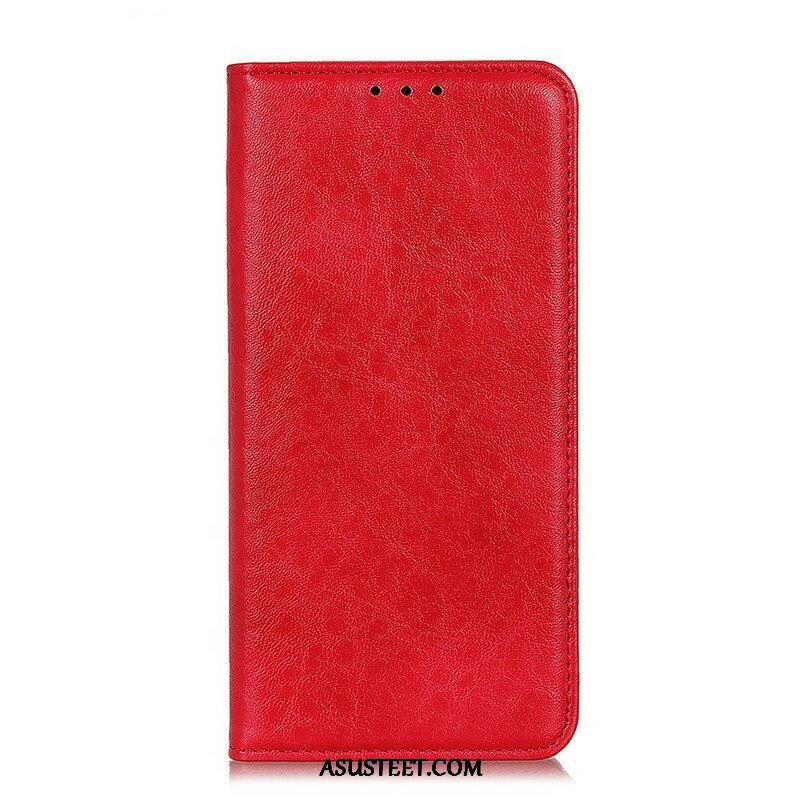 Puhelinkuoret Samsung Galaxy M12 / A12 Kotelot Flip Split Leather -tyyli