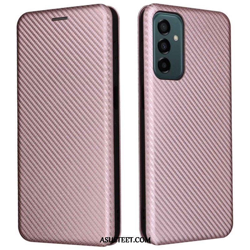 Puhelinkuoret Samsung Galaxy M23 5G Kotelot Flip Hiilikuitu