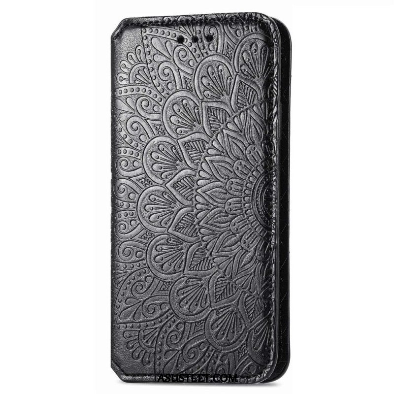 Puhelinkuoret Samsung Galaxy S22 Ultra 5G Kotelot Flip Mandala