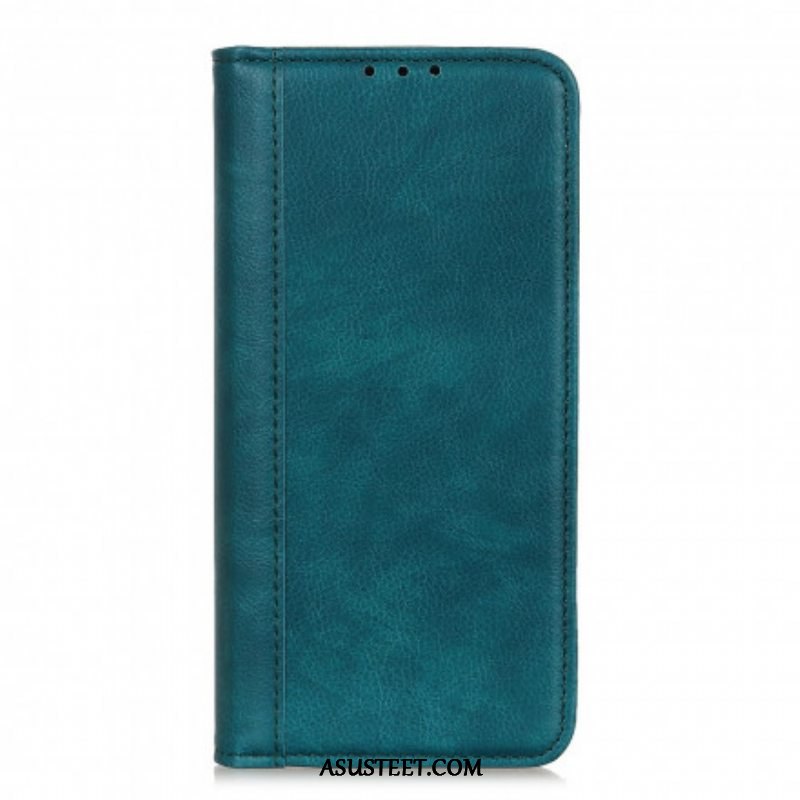 Puhelinkuoret Xiaomi Redmi Note 10 / 10S Kotelot Flip Litchi Split Leather -versio