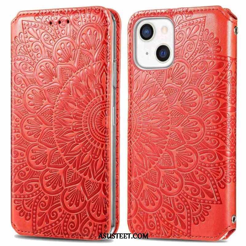 Puhelinkuoret iPhone 14 Plus Kotelot Flip Mandala