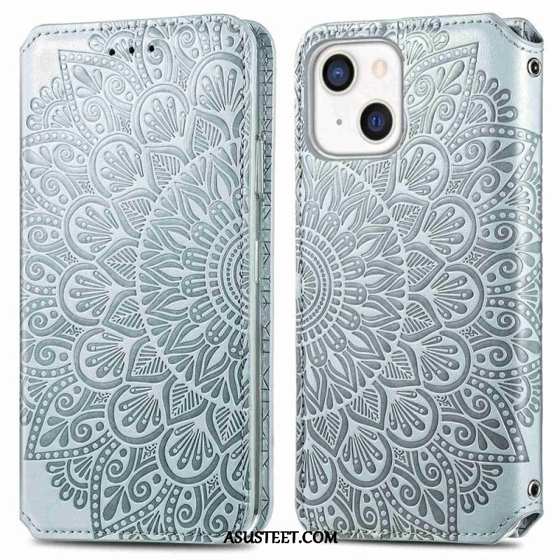 Puhelinkuoret iPhone 14 Plus Kotelot Flip Mandala