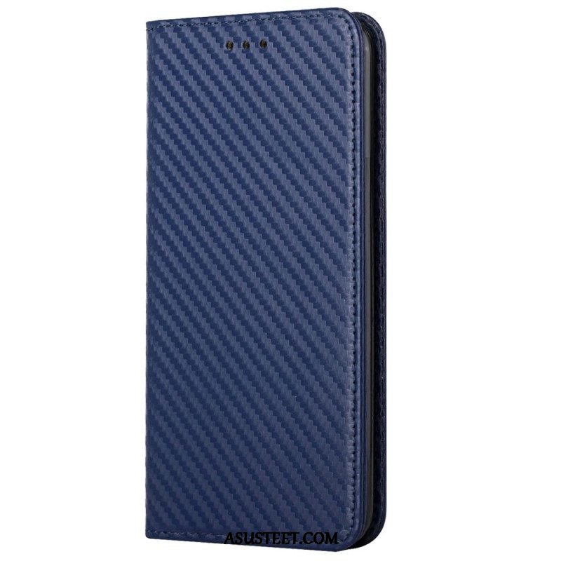 Puhelinkuoret iPhone 14 Pro Suojaketju Kuori Kotelot Flip Strappy Carbon Fiber Style