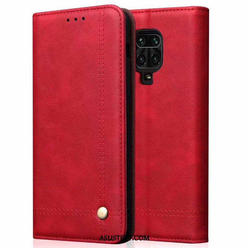 Redmi Note 9 Pro Kuoret Yksinkertainen Kuori Murtumaton Nahkakotelo Ylellisyys