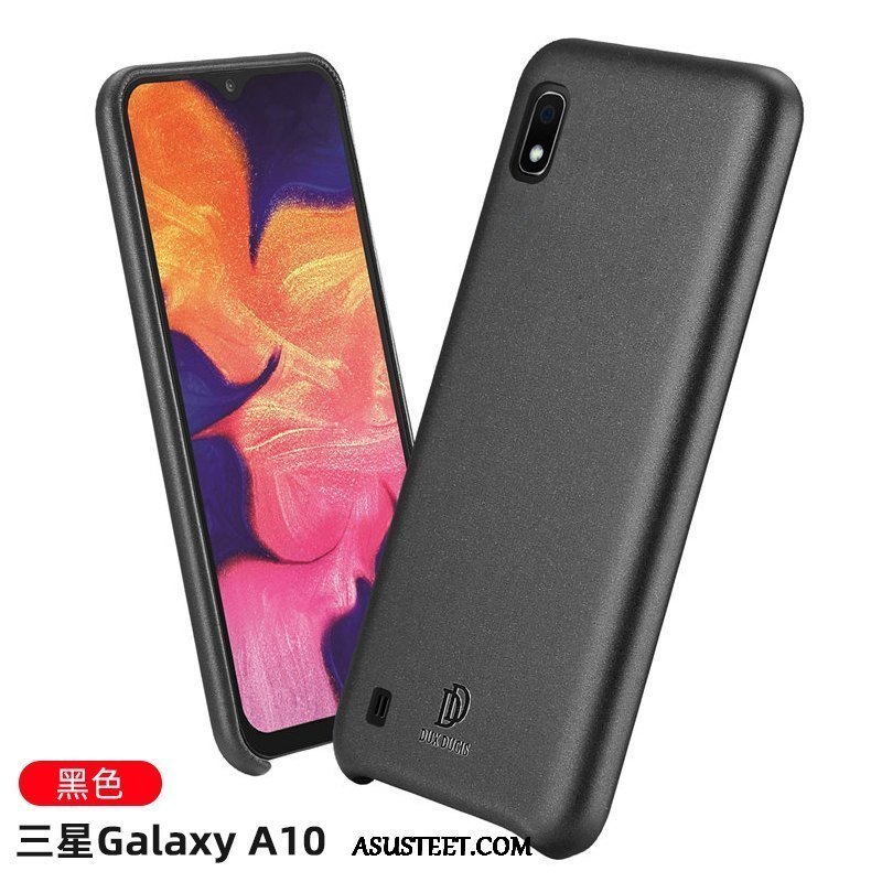 Samsung Galaxy A10 Kuori Kuoret Kotelo Sininen All Inclusive Nahka Murtumaton