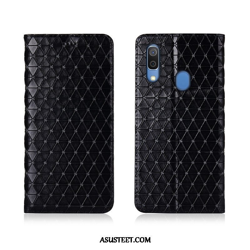 Samsung Galaxy A20e Kuoret Kuori Pesty Suede Trendi Murtumaton Kotelo