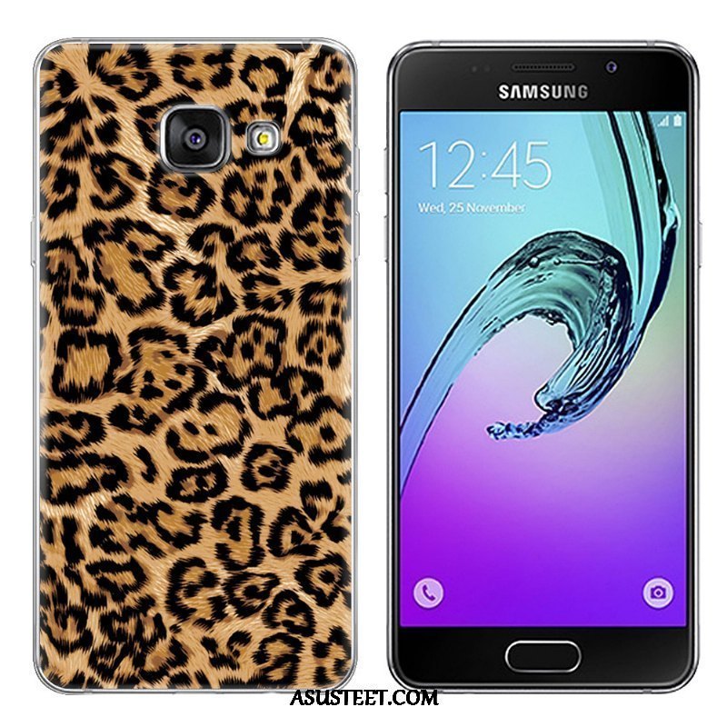 Samsung Galaxy A3 2017 Kuori Kuoret Maalaus Violetti Pehmeä Neste Kotelo