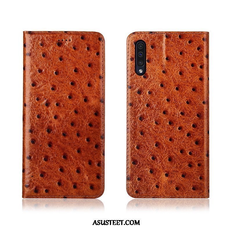 Samsung Galaxy A50 Kuoret All Inclusive Pesty Suede Aito Nahka Suojaus Uusi